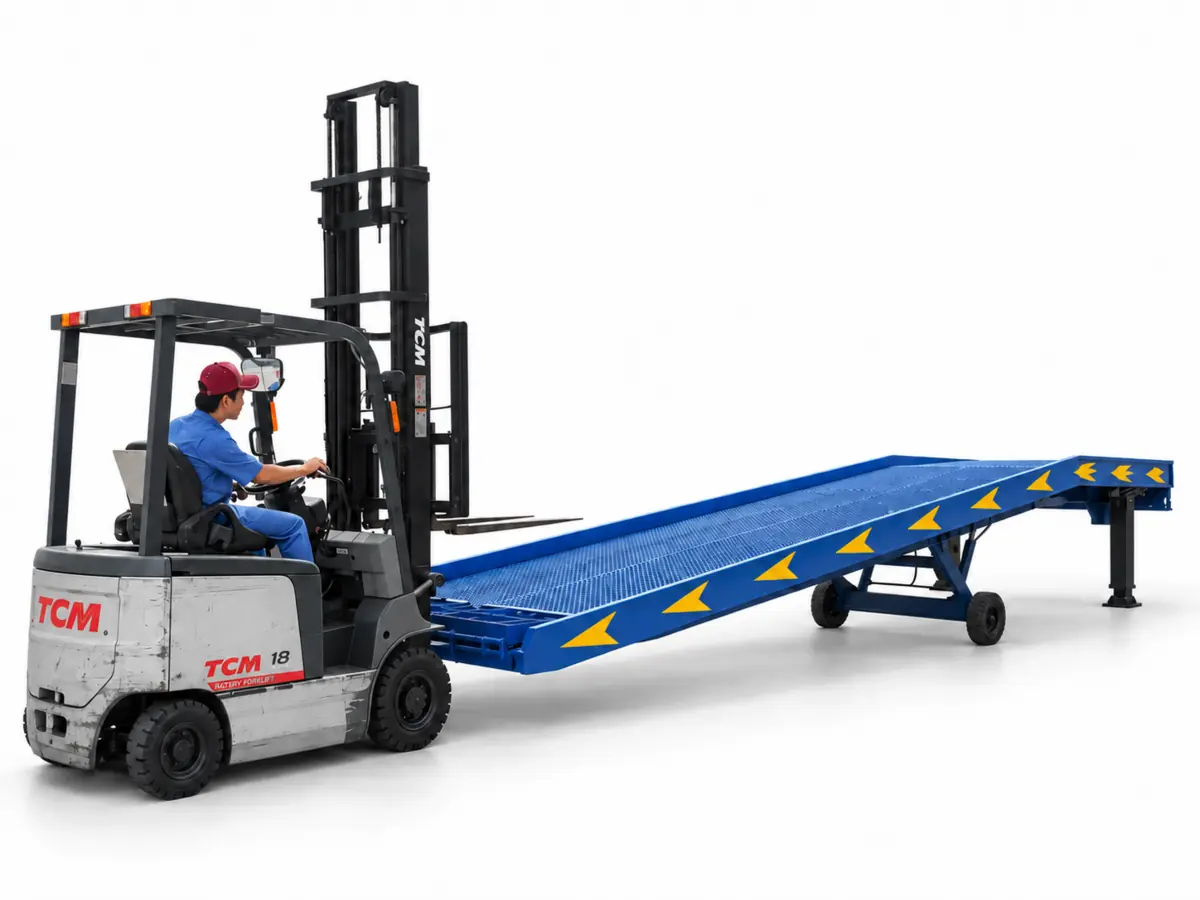 Cầu Dẫn Lên Container Thủy Lực - Ảnh 3